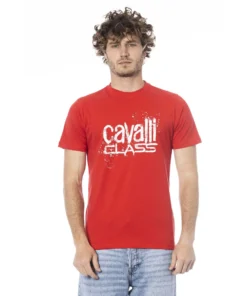 Exclusive Cavalli Class Red T-Shirt QXT62PJD060_02000Red_150600