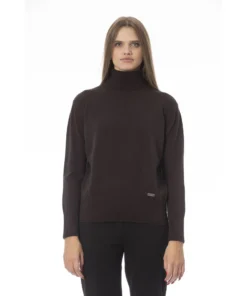 Exclusive Baldinini Trend Wool Turtleneck Sweater AD8801GE_MATERA_9002MORO_147242