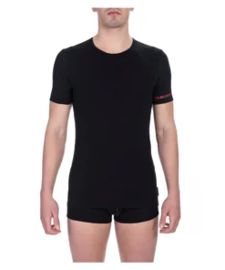 Exclusive Bikkembergs Black Roundneck T-Shirt BKK1UTS05BI_BLACK_142635