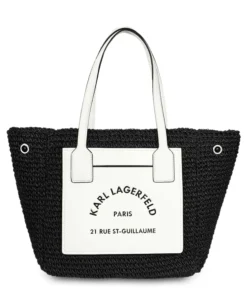 Exclusive Karl Lagerfeld Black Shopping Bag 230W3057-A999_Black_134315