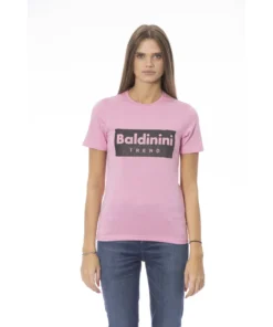 Exclusive Baldinini Trend Solid Pink T-shirt TSD07_MANTOVA_Rosa1_143023