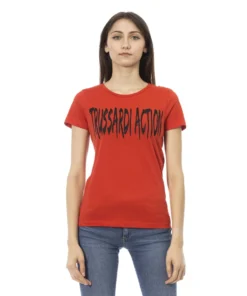 Exclusive Trussardi Action T-Shirt Red 2BT01_35Red_140743