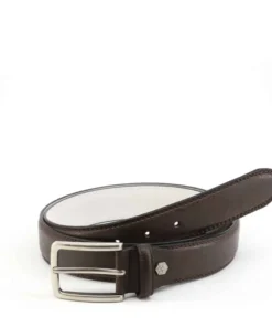 Authentic Brown Leather Belt - LK1794_DKBROWN_122886