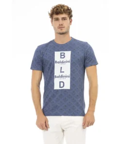 Exclusive Baldinini Trend T-shirt TSU538_COMO_Blu29_143007