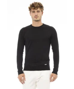 Exclusive Baldinini Trend Black Sweater AU7803CE_POLICORO_9004NERO_147333