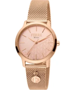 Genuine Ferrè Milano Rose Gold Analogue Watch X093_FM1L152M0081_135535