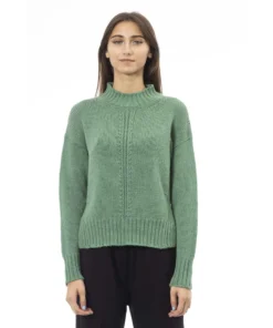 Exclusive Turtleneck Sweater in Green AD8550C_5075ALGA_138378