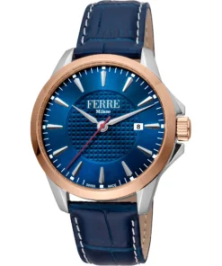 Authentic Ferrè Milano Quartz Watch, Blue Dial - X093_FM1G157L0021_131406