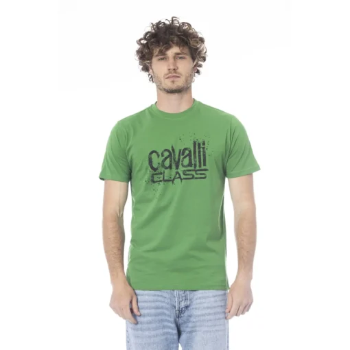 Exclusive Cavalli Class Brilliant Green T-Shirt QXT62PJD060_07334BrilliantGreen_150599