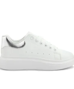 Exclusive Silver Sneakers for Style-Driven Women FAG_HY2700_SILVER_146330