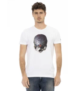 Trussardi Action Skull Print T-Shirt - Exclusive 2AT36_03WHITE_136665