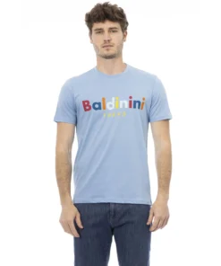 Exclusive Baldinini Trend T-Shirt - Ocean Blue TRU542_COMO_Oceano3_143093