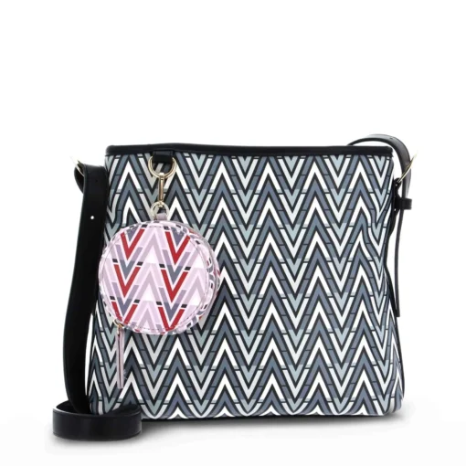 Authentic Valentino Tonic Crossbody Bag, Multi Print - TONIC-VBS69906_NERO-MULTI_128349