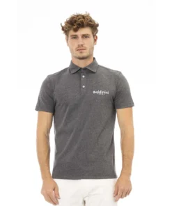 Exclusive Baldinini Gray Polo Shirt PO83_COMO_Grigioscuro2_143043