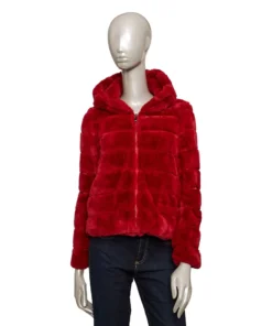 Exclusive Baldinini Bomber Jacket in Rosso Red G2342_VERONA_RossoRed_147223