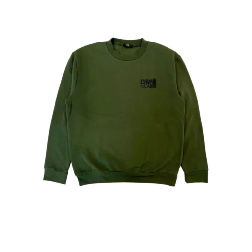 Exclusive Cavalli Class Military Green Sweatshirt QXT66ACF062_03597MilitaryGreen_150570