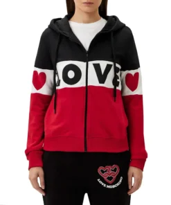 Exclusive Love Moschino Zip Hoodie X073_W337401-M4068_4072