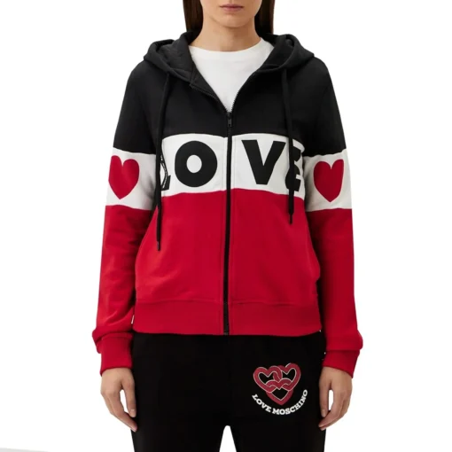 Exclusive Love Moschino Zip Hoodie X073_W337401-M4068_4072