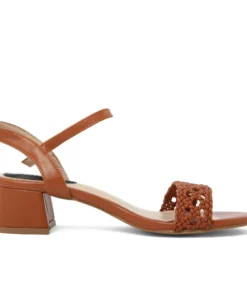 Exclusive Brown Sandals with Ankle Strap FAM_95_57_BROWN_143183