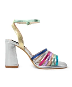 Exclusive Silver Strappy Sandals - Spring/Summer FAG_M063_SILVER_143169