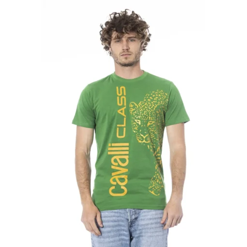 Exclusive Cavalli Class Brilliant Green T-shirt QXT62RJD060_07334BrilliantGreen_150598