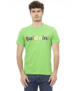 Exclusive Baldinini Trend Round Neck T-shirt TRU542_COMO_VERDE_143092