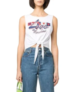 Authentic Moschino Love Sleeveless Tank Top X073_W4H6202-E1951_A00