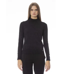 Exclusive Baldinini Black Turtleneck Sweater NW1212ML_VOLTERRA_NeroBlack_147254