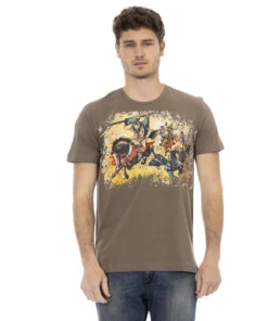 Exclusive Trussardi Action Graphic Tee 2AT09_03Mud_136754