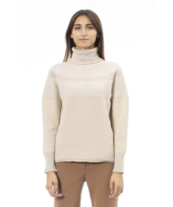 Exclusive Alpha Studio Turtleneck Sweater AD8270GE_9001BURRO_138391