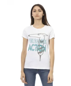 Exclusive Trussardi Action T-Shirt - White 2BT02_001WHITE_140740