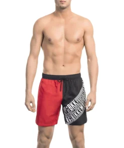 Exclusive Bikkembergs Red & Black Swimsuit BKK1MBM09