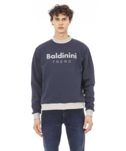 Exclusive Baldinini Trend Sweatshirt 6510141F_COMO_NAVYGREY_D_140831