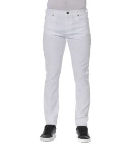 Exclusive Trussardi Jeans White Trousers 52J000221T002419H002_W001White_141334