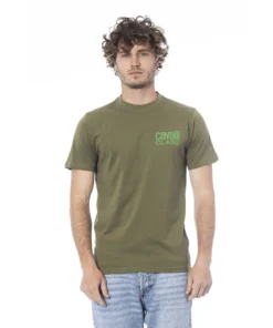 Exclusive Cavalli Class Military Green T-shirt QXT62XJD060_04050MilitaryGreen_150594