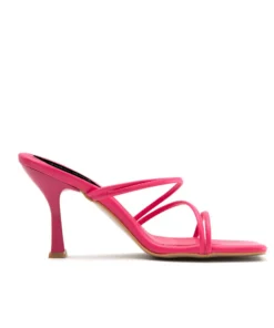 Exclusive Fuchsia Strappy Sandals FAME23_SS3Y0613_633_FUCHSIA-V_143214