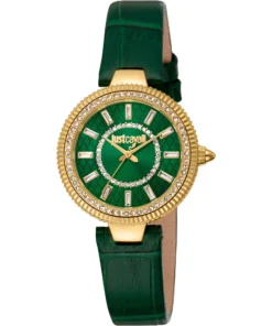 Just Cavalli Green Leather Analog Watch - Exclusive X093_JC1L308L0025_142074