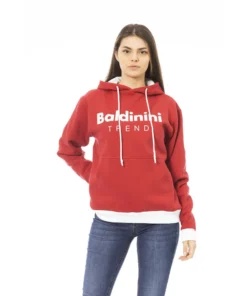 Authentic Baldinini Trend Red Sweatshirt 813495_MANTOVA_RossoRed_137216