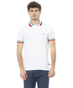 Exclusive Baldinini Trend Polo Shirt MOD.4PO_SONDRIO_BiancoTricolore_143080