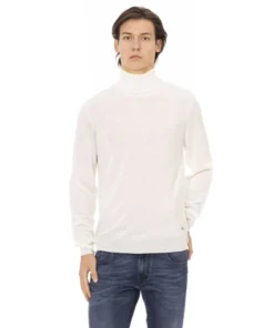 Exclusive Baldinini Trend Turtleneck Sweater DV2510_TORINO_BiancoWhite_132396