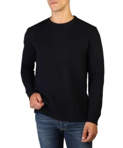 Exclusive 100% Cashmere C-Neck Sweater - Navy C-NECK-M_500-NAVY_122033