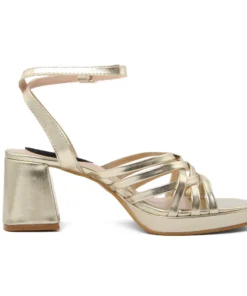 Exclusive Gold Strappy Sandals - FAM_95_106_GOLD-V_143289