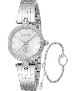 Just Cavalli Silver Analog Watch - Exclusive Design X093_JC1L330M0045