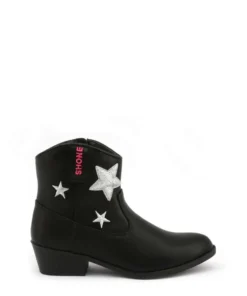 Authentic Shone Kids Ankle Boots - 026801_110_NERO_115487