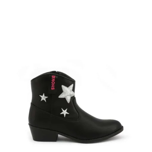 Authentic Shone Kids Ankle Boots - 026801_110_NERO_115487