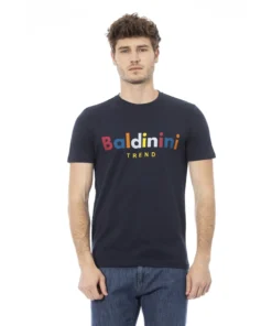 Exclusive Baldinini Trend Short Sleeve T-Shirt TRU542_COMO_BLU7_143089