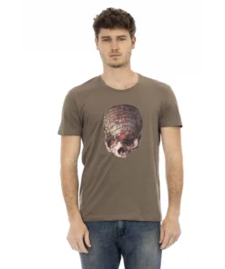 Exclusive Trussardi Action Skull T-Shirt 2AT36_06Mud_136661