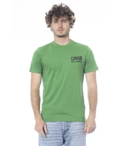 Cavalli Class Exclusive Brilliant Green T-Shirt QXT62XJD060_07334BrilliantGreen_150593