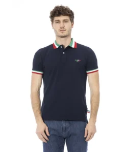 Exclusive Baldinini Trend Polo Shirt MOD.4PO_SONDRIO_BluTricolore_143079