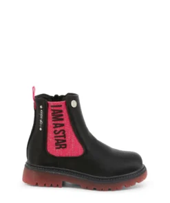 Exclusive Kids' Ankle Boots - Shone 2020-003_BLACK-FUXIA_138903